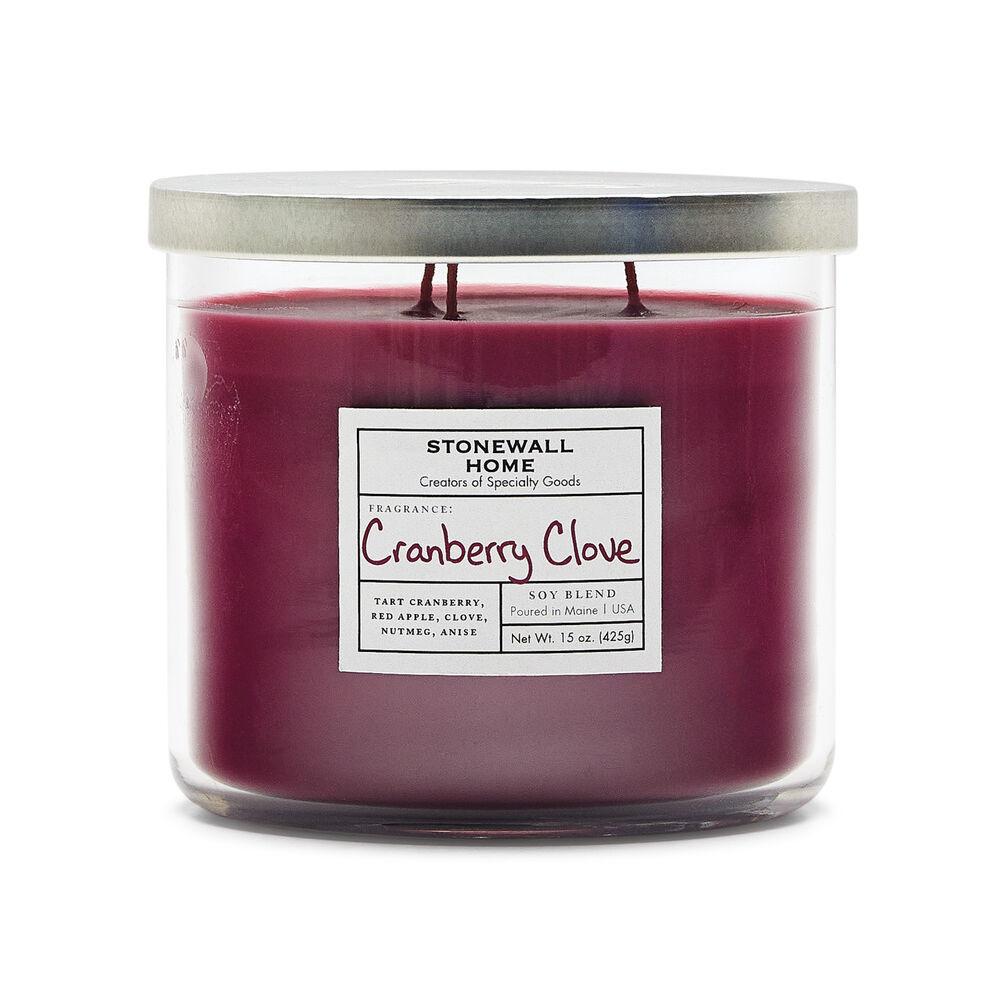 Stonewall Home Cranberry Clove Candle Stonewall Kitchen