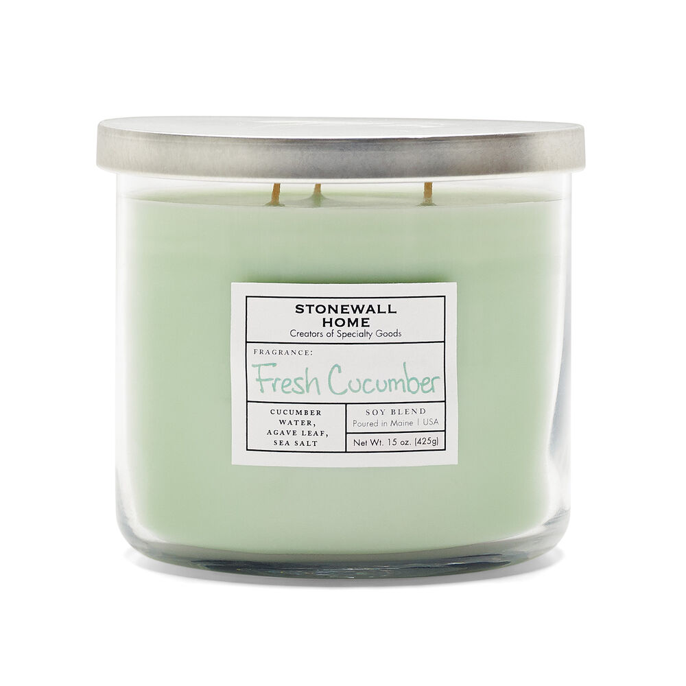 Stonewall Home Fresh Cucumber Candle image number 2