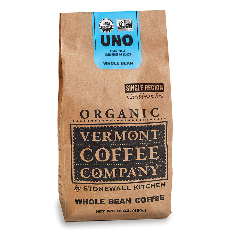 Organic Uno Caribbean Whole Bean Coffee 16 oz.