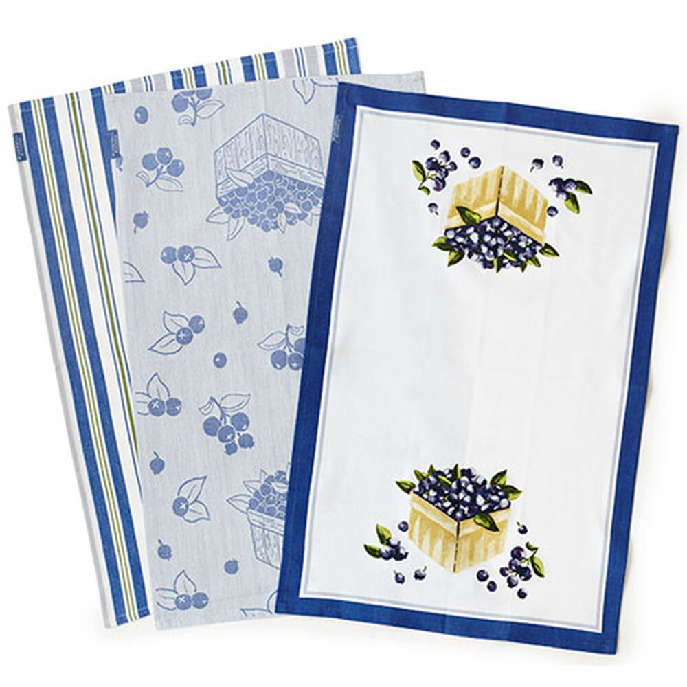 Blueberry Tea Towels (Set of 3) image number 0