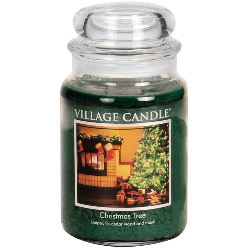 Village Candle Christmas Tree Candle