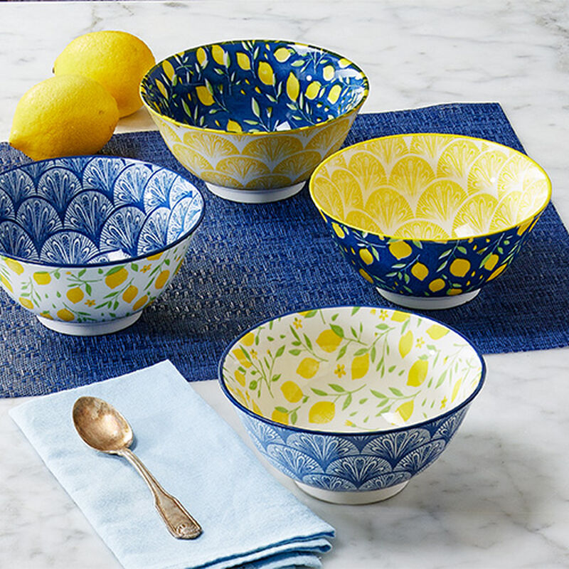 Assorted Lemon Bowls (Set of 4)