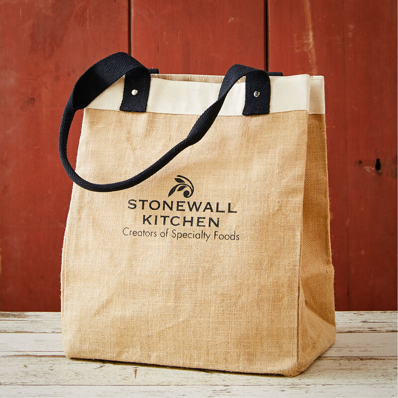 Jute Market Tote with Logo