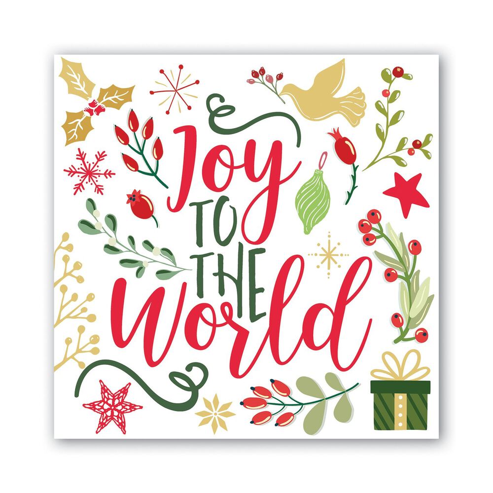 Joy to the World Luncheon Napkins image number 0