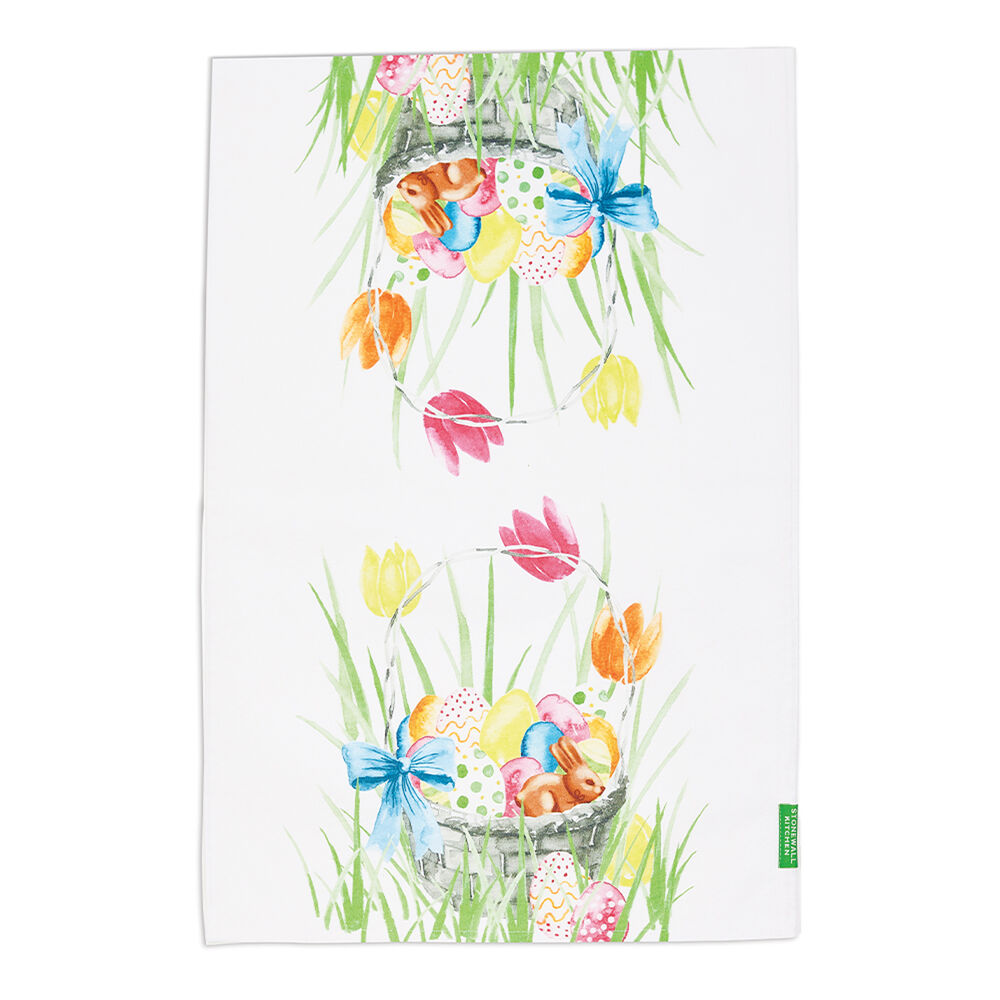 Easter Basket Tea Towel Stonewall Kitchen