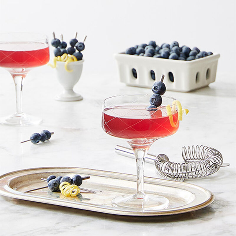 Blueberry Lemon Drop Martini