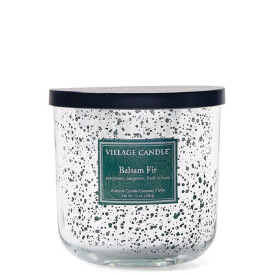 Balsam Fir Mercury Glass Candle
