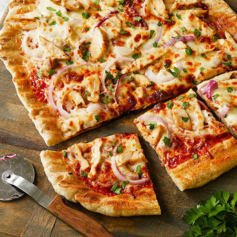 Grilled Barbecue Chicken Pizza