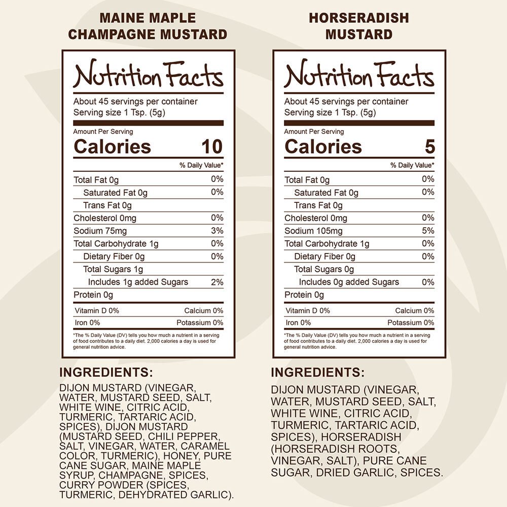 Our Mustard Collection