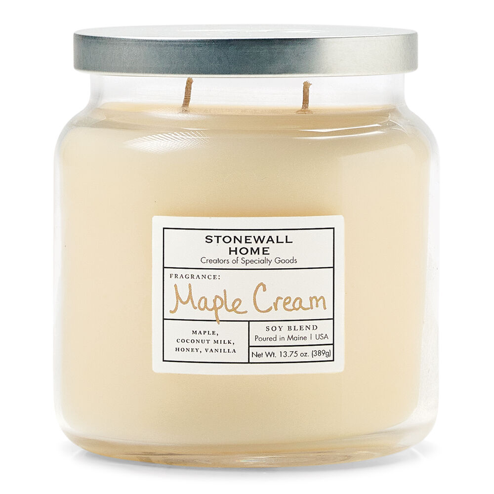 Stonewall Home Maple Cream Candle Collection image number 1