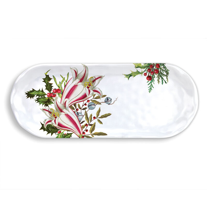 Christmas Bouquet Melamine Accent Tray