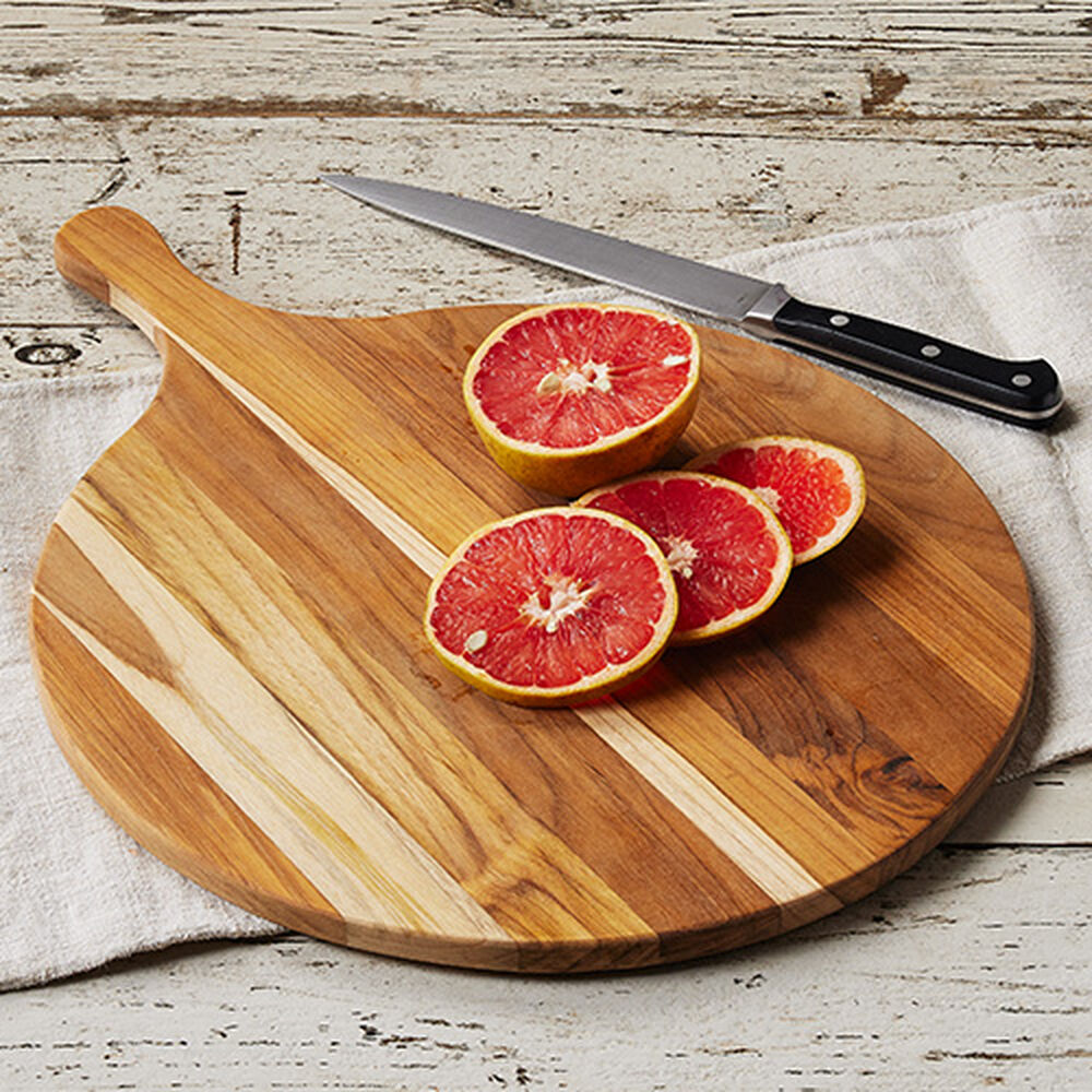 Teak Round Serving Board