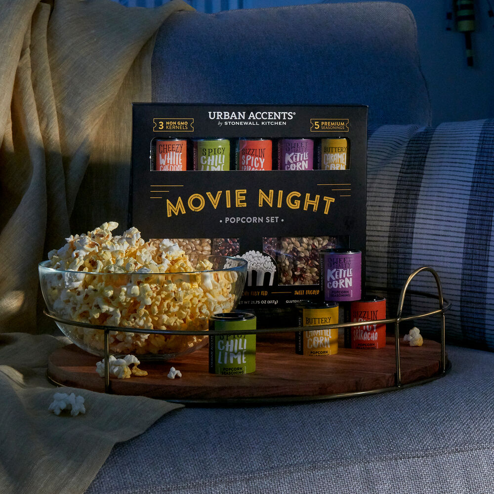 Urban Accents Movie Night Popcorn Set Gift Set Stonewall Kitchen