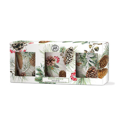White Spruce Votive Gift Set