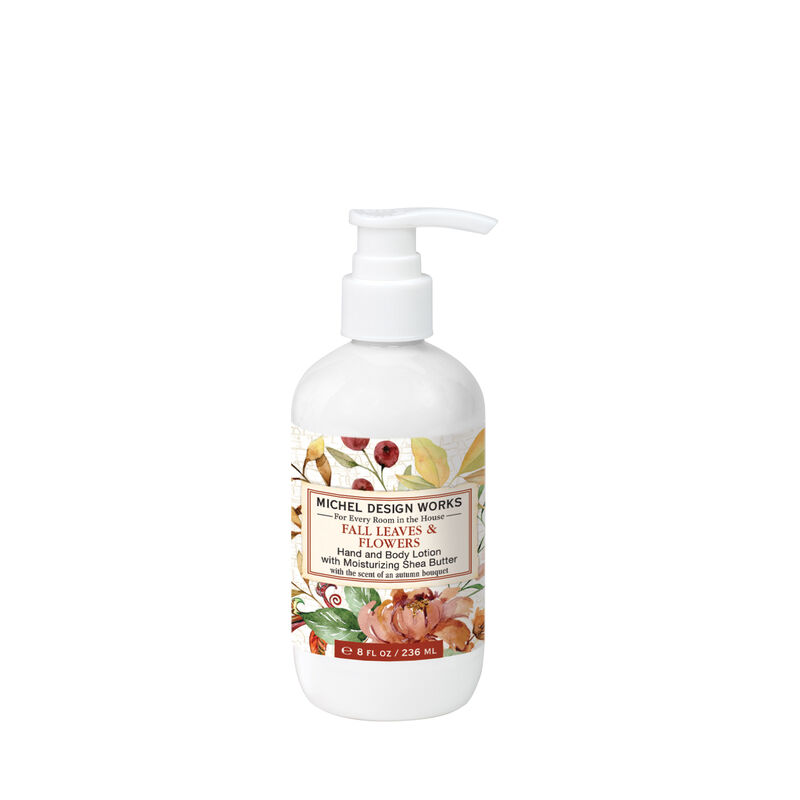 Michel Design Works Fall Leaves & Flowers Hand & Body Lotion