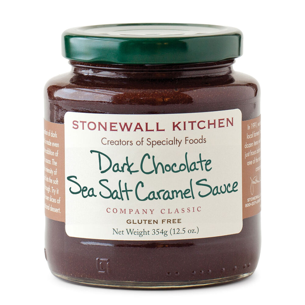 Dark Chocolate Sea Salt Caramel Sauce image number 0