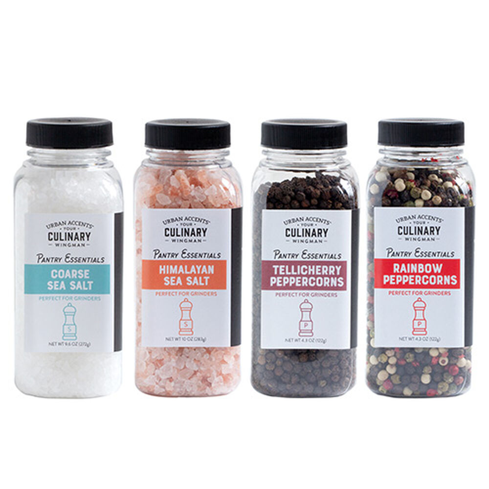 Pantry Essentials Gourmet Salt & Peppercorn Set image number 0