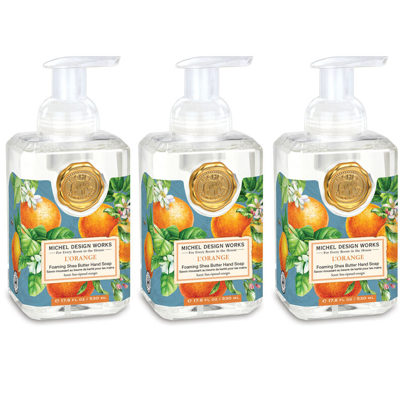 L'Orange Foaming Hand Soap 3-Pack
