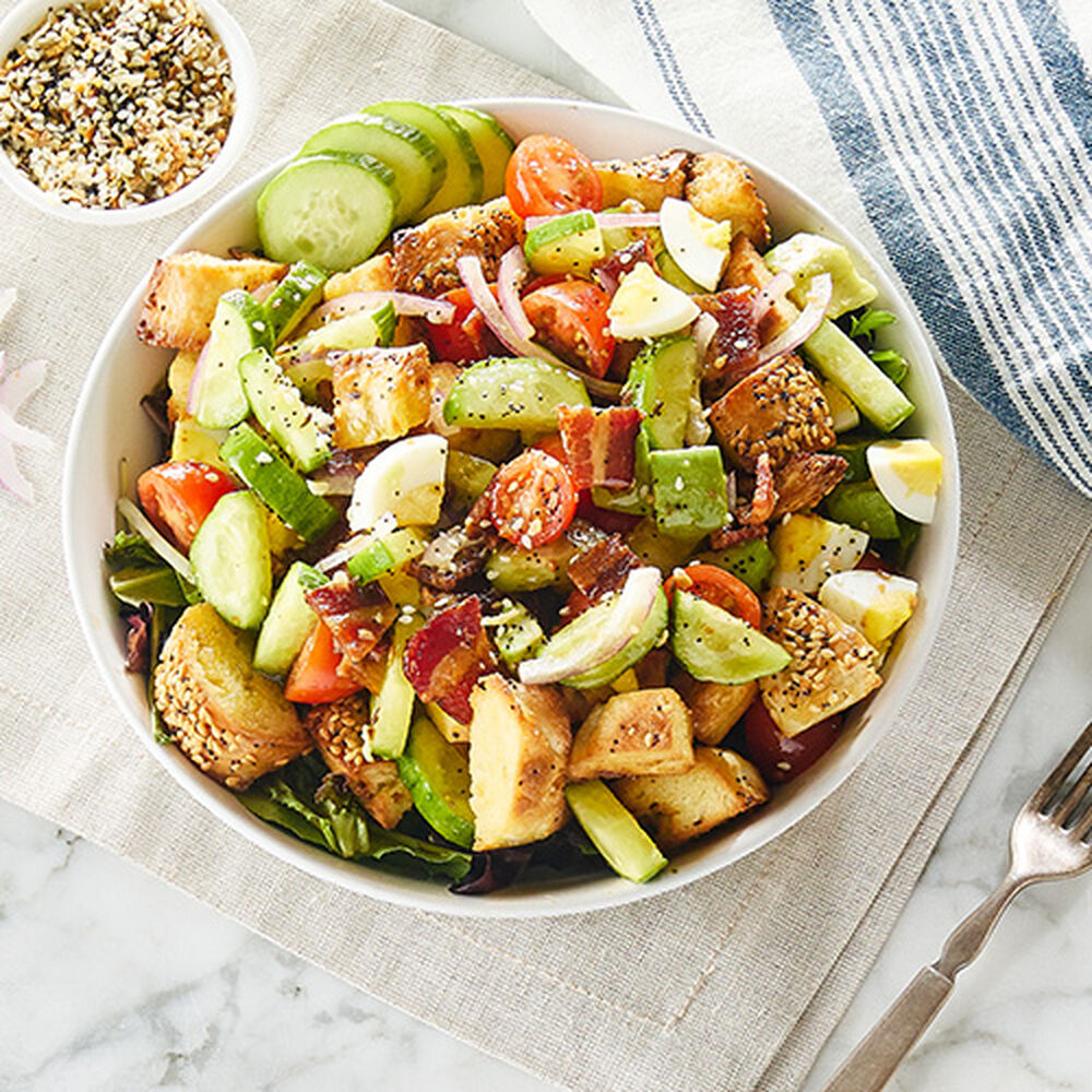 Everything Bagel Panzanella Salad Stonewall Kitchen