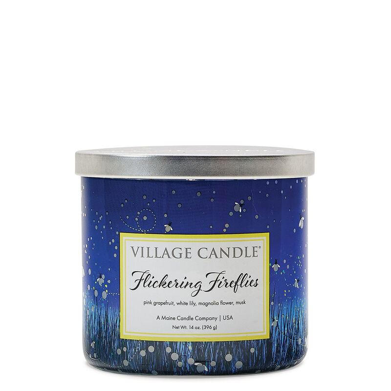 Village Candle Flickering Fireflies Luminary Candle