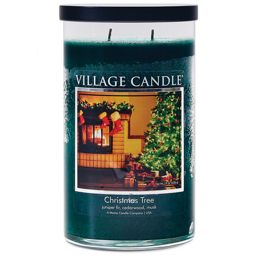 Christmas Tree Large Apothecary Village Candle Stonewall Kitchen