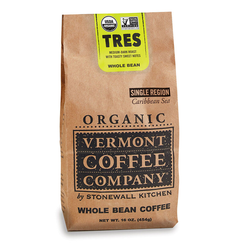 Organic Tres Caribbean Whole Bean Coffee