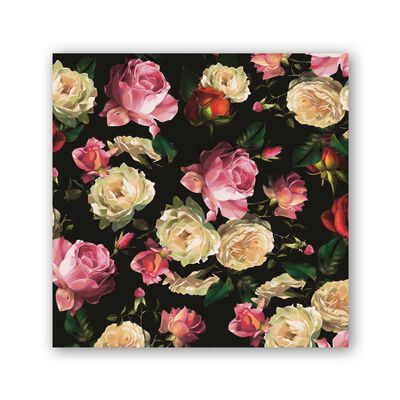 Midnight Rose Cocktail Napkins