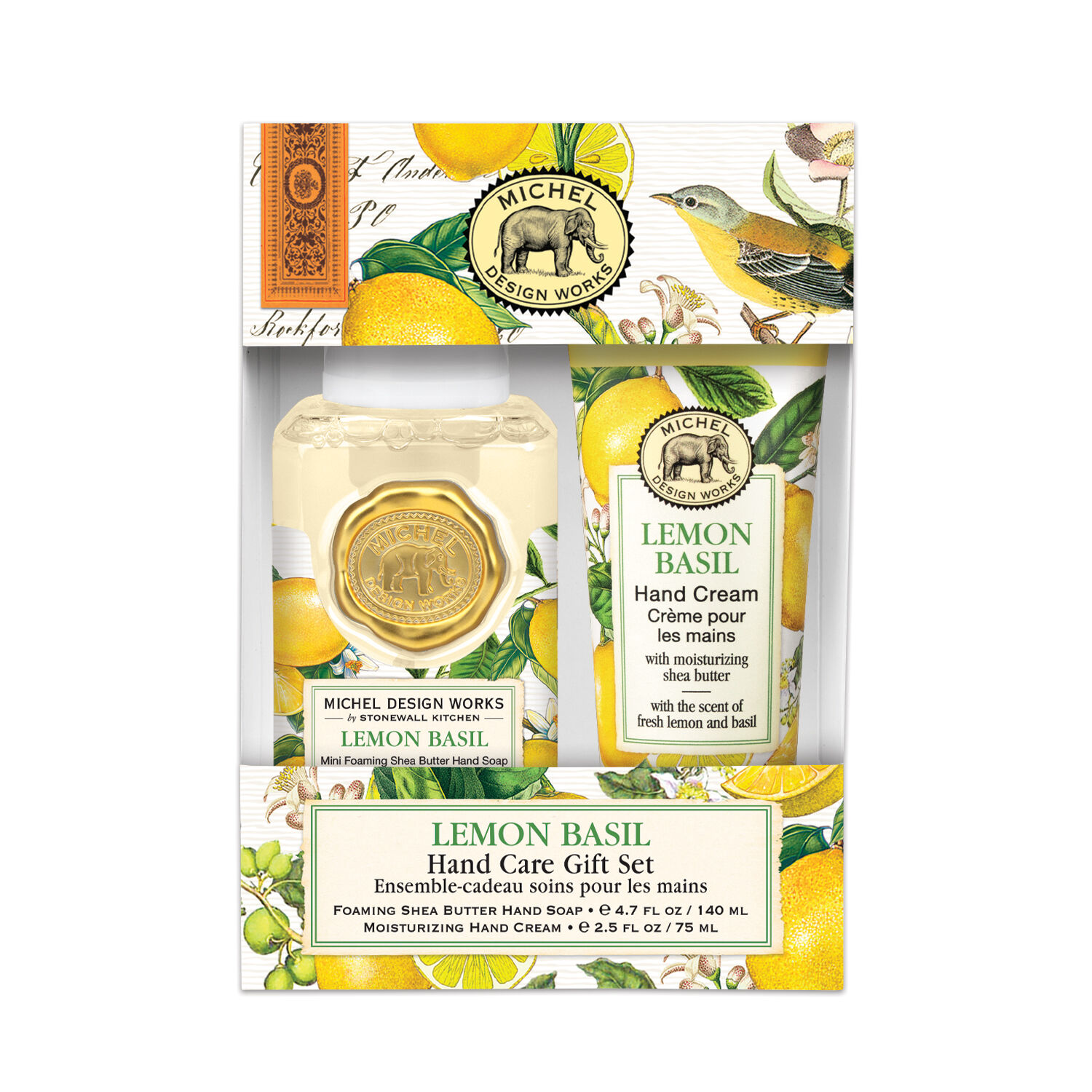 Lemon Basil Hand Care Gift Set - Bath & Body - Stonewall Kitchen