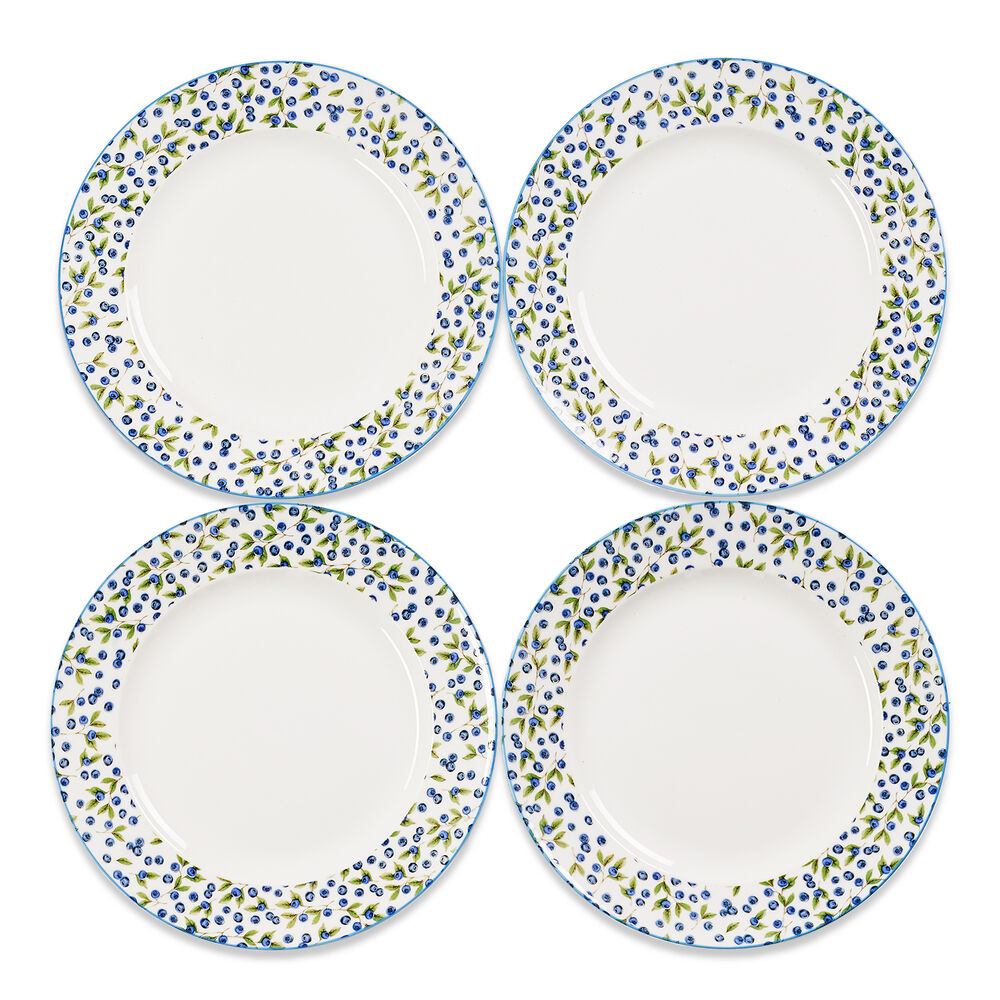 Blueberry Dinner Plates (Set of 4) image number 0