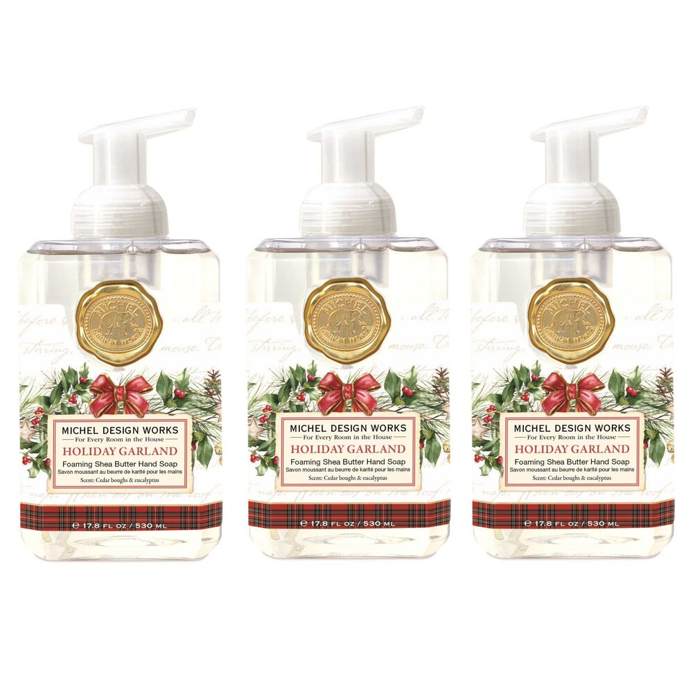 Holiday Garland Foaming Hand Soap 3-Pack