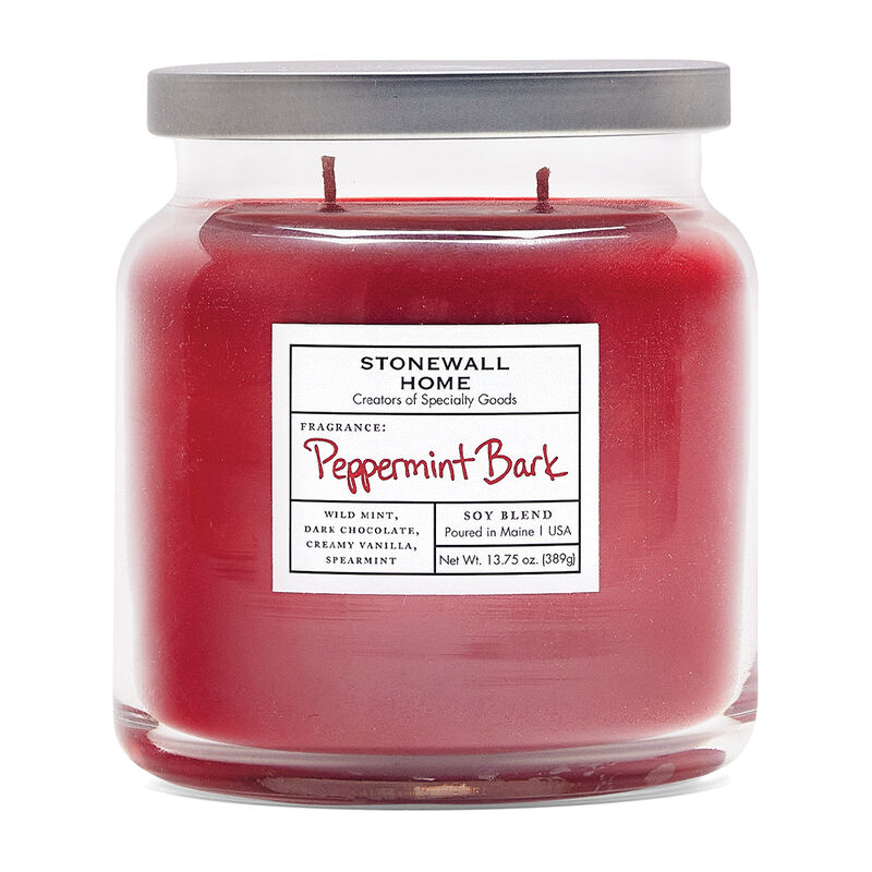 Stonewall Home Peppermint Bark Candle