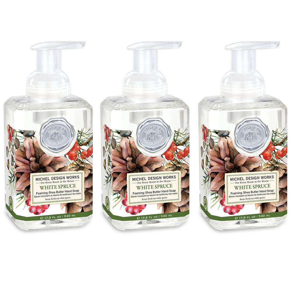 White Spruce Foaming Hand Soap 3pk
