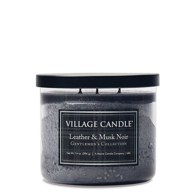 Leather & Musk Noir Candle