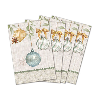 Peace On Earth Cotton Table Napkins (Set of 4)