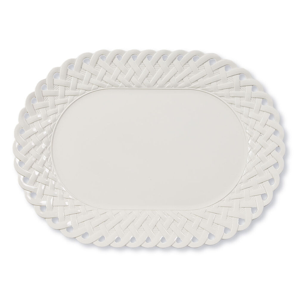 Melamine Lattice Serving Platter image number 0