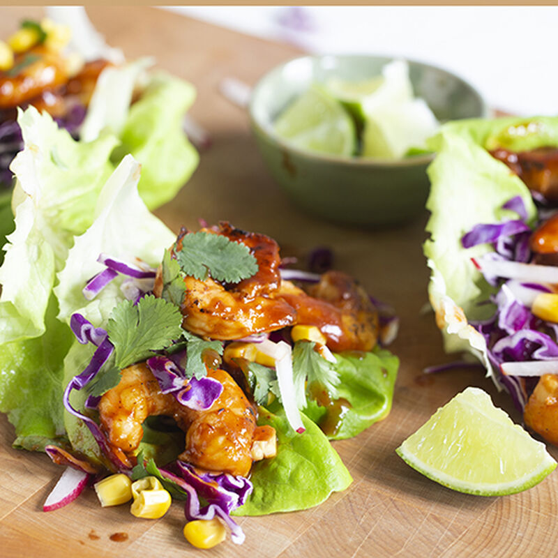 Chipotle Shrimp Lettuce Wraps