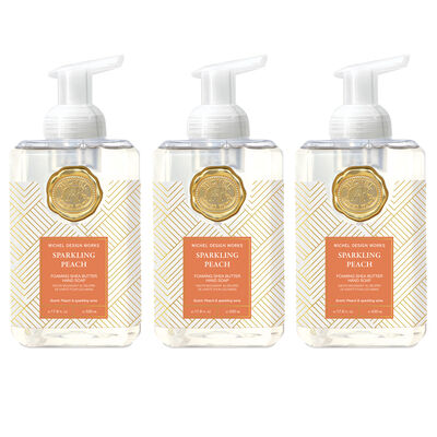 Sparkling Peach Foaming Hand Soap 3-Pack