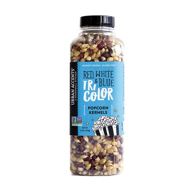 Red, White & Blue Tricolor Popcorn Kernels