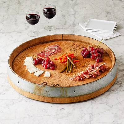 Wine Cask Lazy Susan