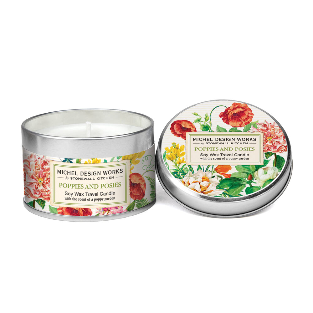 Poppies and Posies Travel Candle image number 0
