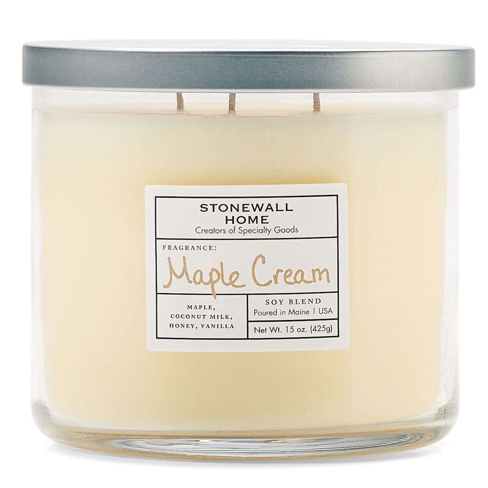 Stonewall Home Maple Cream Candle image number 1