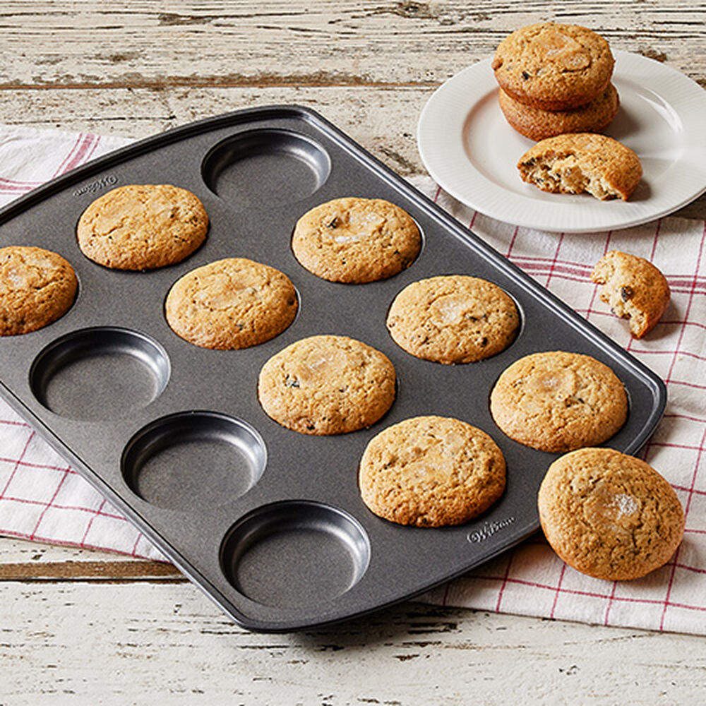CAKETIME Silicone Muffin Top Pans - Whoopie Pie Pan 3 Round Silicone  Baking Pan for English muffins, Whoopie Pies, Corn Bread, Egg bites, Tarts  2