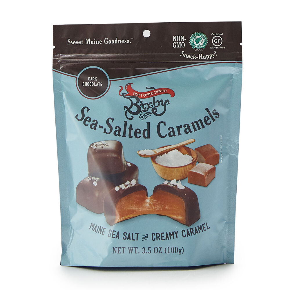 Dark Chocolate Sea-Salted Caramels image number 0
