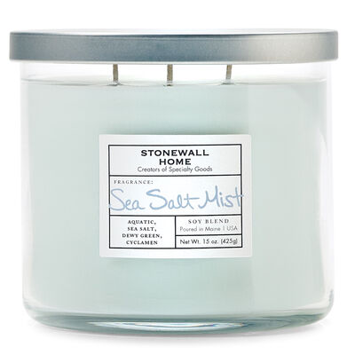 Stonewall Home Sea Salt Mist Candle