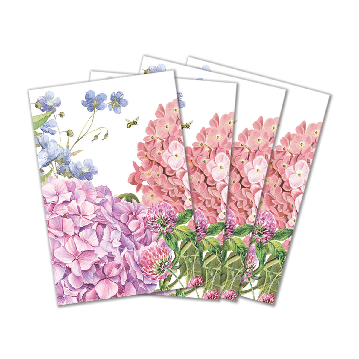 Wild Hydrangea Cocktail Napkin - Thumbnail 2