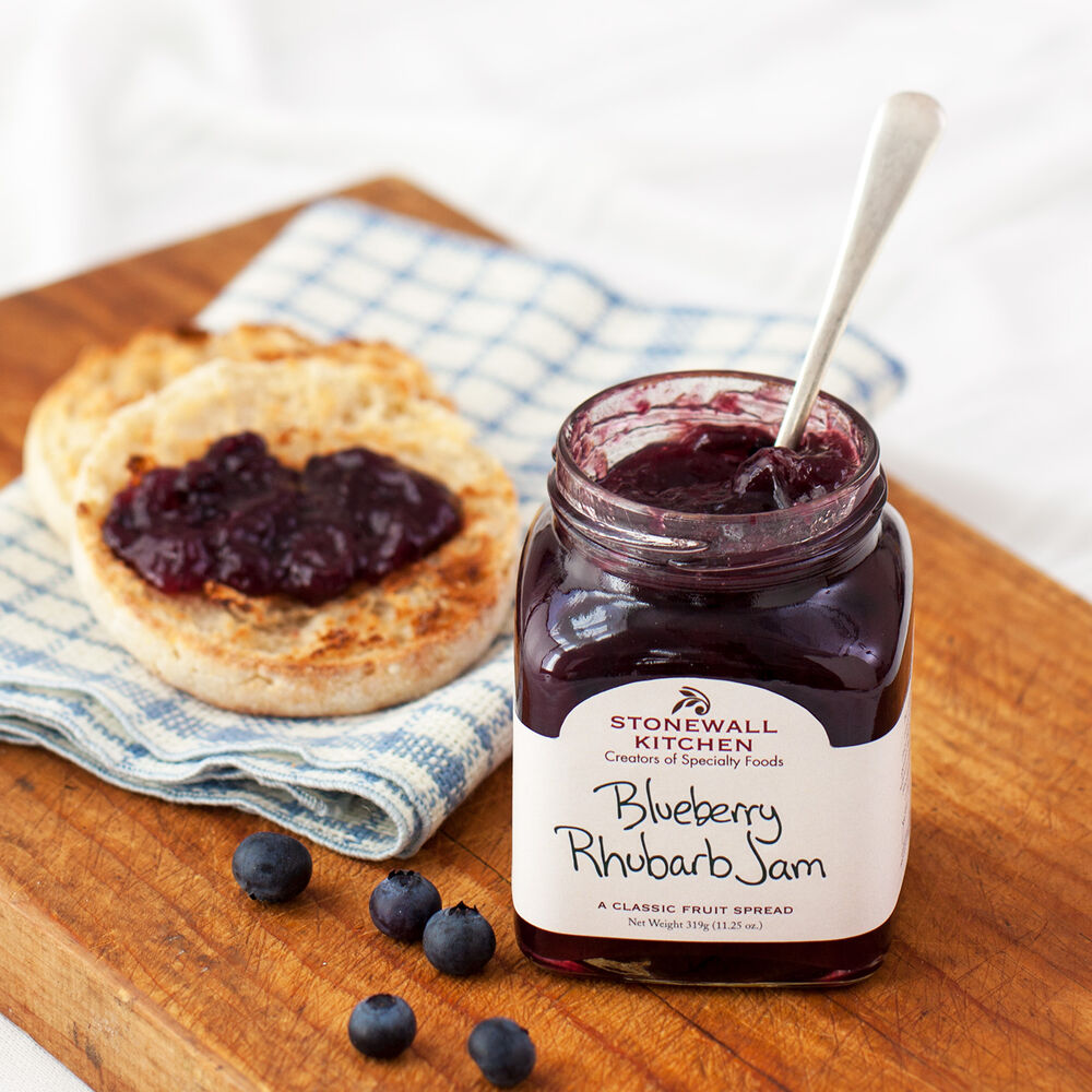 Blueberry Rhubarb Jam 12.25 oz Stonewall Kitchen