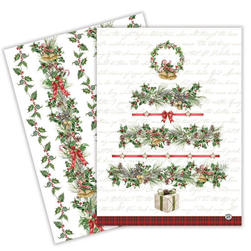 Holiday Garland Kitchen Towels (Set of 2)