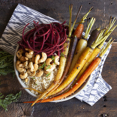 Curried Carrot Harvest Bowl
