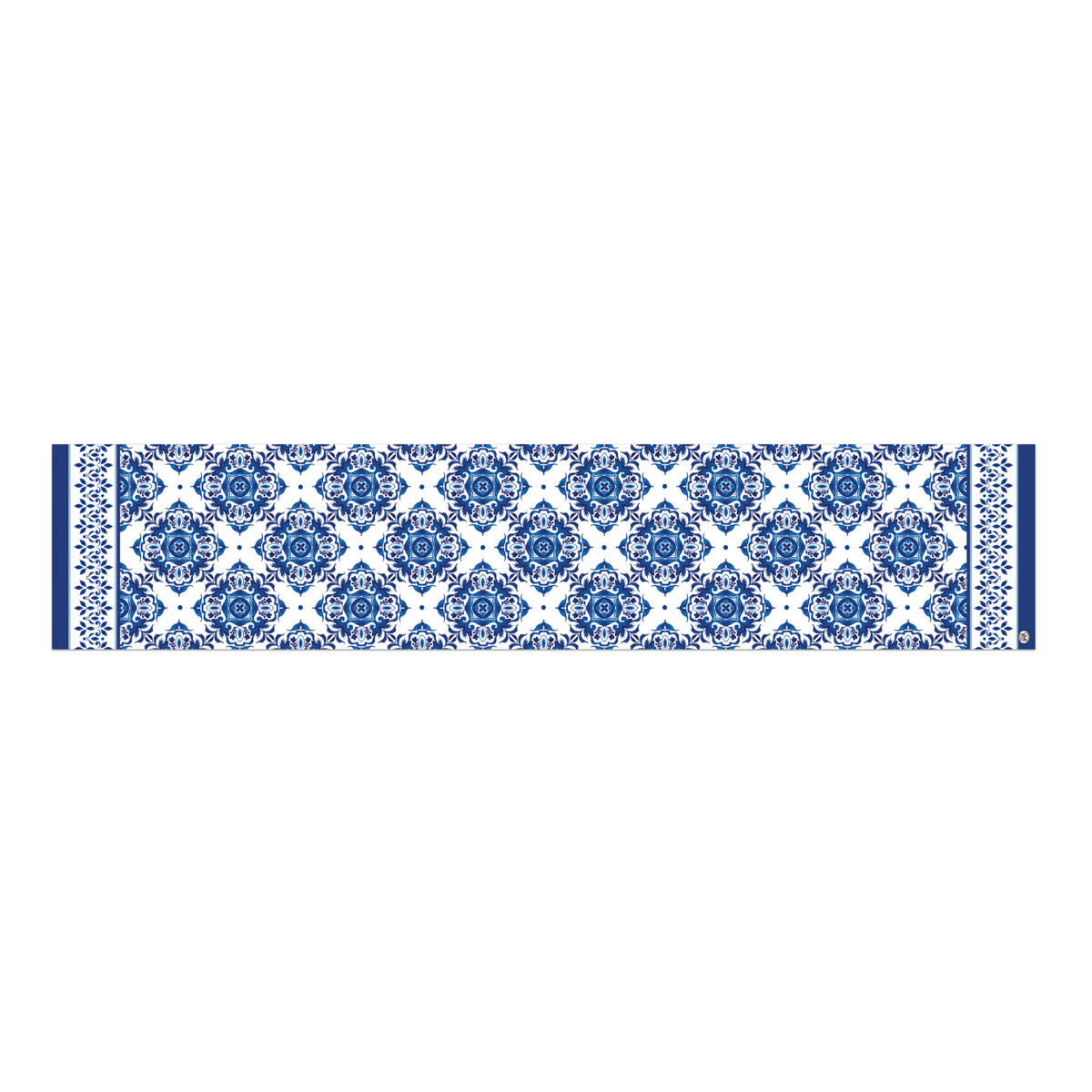 Indigo Seas Cotton Table Runner - Table Linens - Stonewall Kitchen