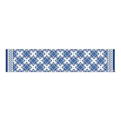 Indigo Seas Cotton Table Runner